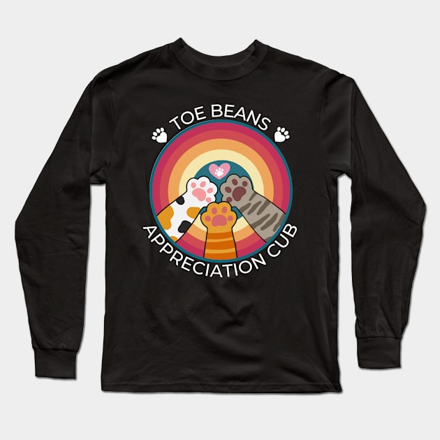 Toe Beans Appreciation Club Long Sleeve T-Shirt by SamCreations